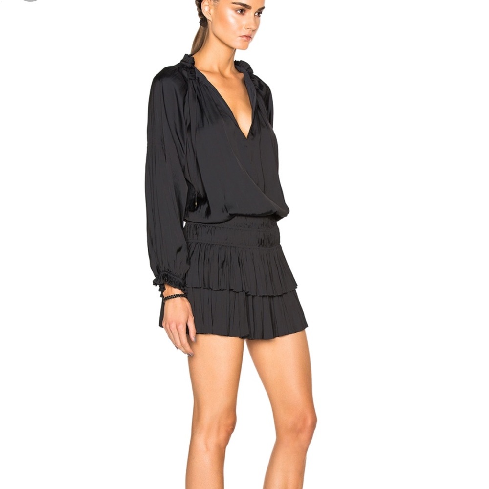 Ulla Johnson black mini dress